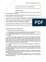 FICHA #8. Redacción de Textos. Tipos de Párrafo