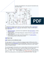 Current Mirrors Differential Amplifier Class A: Input Stage