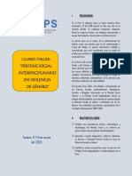 Curso Taller Peritaje Social en Violencia de Género - Tumbes Marzo 2020 PDF