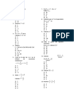 Álgebra - Banco de Preguntas Emch