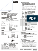 Operating Instructions: Output Modes