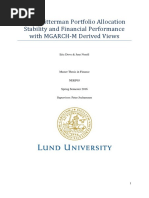 Black-Litterman Portfolio Allocation Stability and Financial Performance With MGARCH-M Derived Views