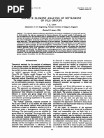 Discrete Element OF: Analysis of Settlement Pile Groups