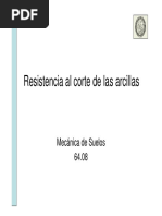 07 Resistencia Al Corte de Arcillas PDF