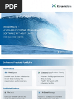 Xtreemstore - : A Scalable Storage Management Software Without Limits