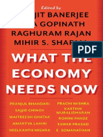 Abhijit Banerjee, Gita Gopinath, Raghuram Rajan and Mihir S. Sharma - What The Economy Needs Now (2019, Juggernaut Books)