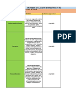 Matriz de Evaluacion Biomecanica y Mental para Puestos de Trabajo