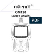 Autophix OM126 User's Manual