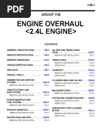 Engine Overhaul : Group 11B