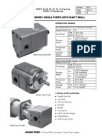 Viking SG Series Single Pumps (With Shaft Seal) : Operating Range