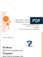 Criando Jogos Com Python e Pygame