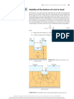 Stability of The Bottom of A Cut in Sand: A H N A H N A A5 N