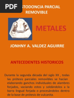 Metales - Prostodoncia Parcial Removible