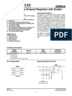 Peak 3A, Low Dropout Regulator With Enable: Features General Description