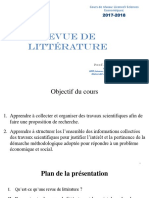 Revue de Littérature