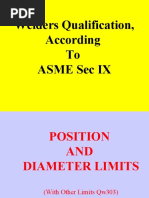 Welders Qualification, According To Asme Sec Ix