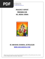 Progency Report Meenu Verma PDF