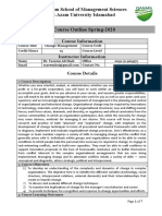 Updated Course Outline of Change Management