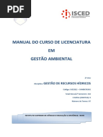 Manual de Gestão de Recursos Hídricos