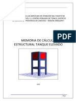 Memoria de Calculo Estructuras - Tanque Elevado