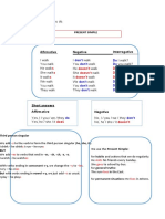 S Doesn't Does S Doesn't Does S Doesn't Does: Present Simple