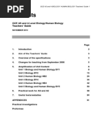 GCE Biology-Human Biology-Teachers' Guide Revised 18-02-14 PDF