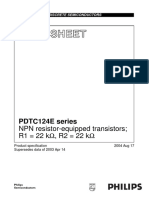 Data Sheet: PDTC124E Series