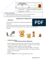 1 Corte Ciclo Vi Guia de Trabajo 1 Comparativos y Superlativos