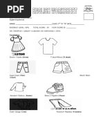 MODULO 5 - INGLES - 3ros My Clothes Utp