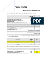 Movilización y Desmovilización 