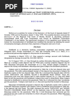 Petitioner Vs Vs Respondents: First Division