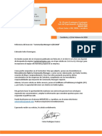 Carta Presentacion Anuncio