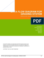 Data Flow Diagram For Grading System: Table of Content