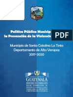 1616 PPM Santa Catalina La Tinta Alta Verapaz