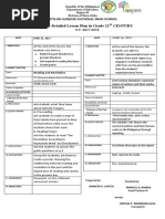 Semi-Detailed Lesson Plan in Grade 21 Century: Putlod-Sanjose National High School