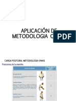 Aplicación de Metodologia Owas PDF