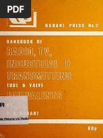 02 Babani Handbook of Radio TV Industrial and Transmitting Tube and Valve Equivalents PDF