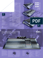 4-BUS & 8-BUS Professional Mixing Consoles: Typical Specifications