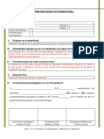 Informe Pedagógico-Socioemocional Dcto 67