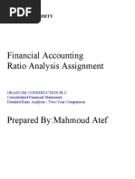 Financial Analysis Orascom