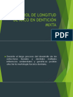 Control de Longitud de Arco en Dentición Mixta