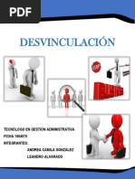 DESVINCULACIÓN