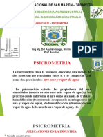 Clases Semana I y II Psicrometria