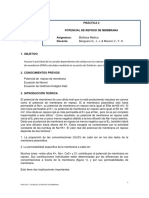 Reporte Potencial de Membrana en Reposo PDF