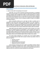 Cuestionario Unidad 1 La Empresa Frente A La Demanda y Oferta Del Mercado