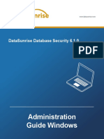 DataSunrise Database Security Suite Admin Guide Windows