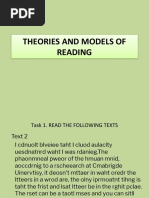 Theories and Models of Reading