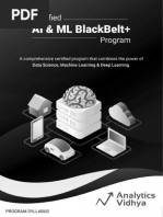 Syllabus (AI & ML BlackBelt+ Program)