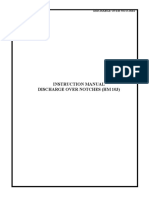 Instruction Manual Discharge Over Notches (HM 103)