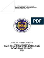 Program Kerja Bidang Kesiswaan SMA Bina Indonesia Gemilang 2020-2021